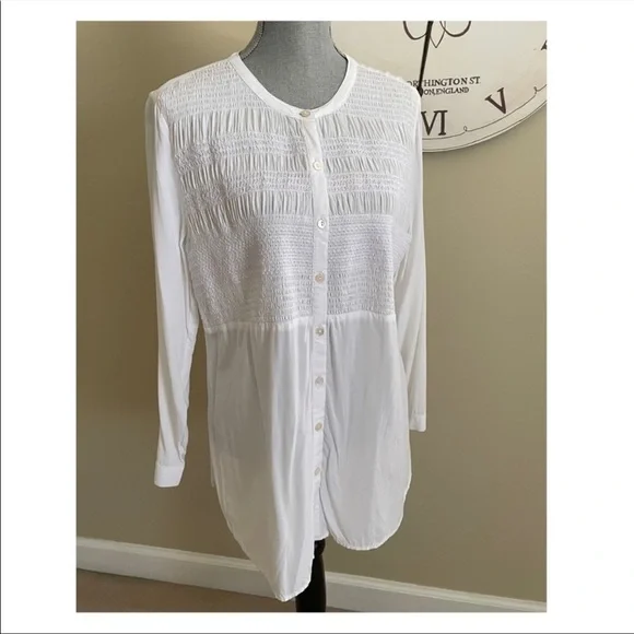 J. JILL TUNIC WHITE SIZE LP - Picture 8 of 8